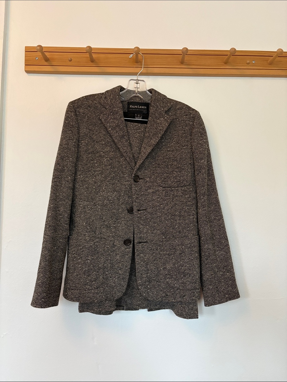 Ralph Lauren women’s skirt suit Heathered Charcoal
